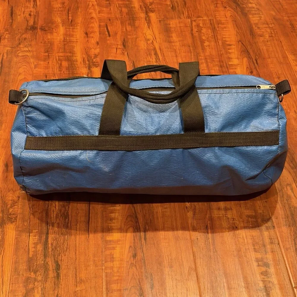 Rare Vintage 1980’s Dodgers Baseball Vinyl Barrel Zip-Up Duffel Bag